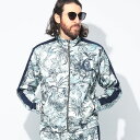ジャスト カヴァリ Just cavalli トロピカル フルジップ トラックジャケット JC78OAIE19 ブランド メンズ 男性 アウター ジャケット ブルゾン スタンド プリント