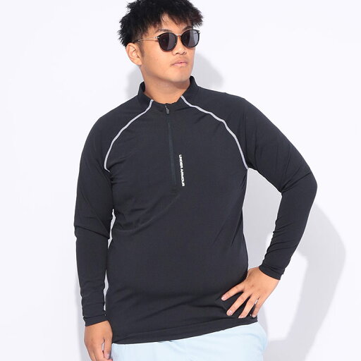 UNDER ARMOUR (アンダーアーマー) FITTED ハーフジップ ラッシュガード RASH GUARD 1/4 ZIP 6001981 大きいサイズ メンズ トップス 水着 スイムウェア 海 レジャー 夏 UNDER ARMOUR (アンダーアーマー) FITTED ハーフジップ ラッシュガード RASH GUARD 1/4 ZIP 6001981 大きいサイズ メンズ トップス 水着 スイムウェア 海 レジャー 夏