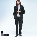 URBAN SQUARE 4WAY ストレッチ ハイブリッドジャージー 2つボタンテーラードジャケット セットアップ SETUP セットアップ ジャケット ジャ...