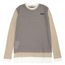 ミュウミュウ MIU MIU 3レイヤード コットンガーゼ クルーネック 長袖 Tシャツ MIUMJA90617L2 ブランド レディース トップス Tシャツ ...