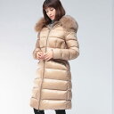 【スーパーSALE期間中ポイント5倍】モンクレール MONCLER シープファー フルジップ ダウンコート MCLBOEDIC5 ブランド レディース アウター コート ブルゾン ダウン ロング