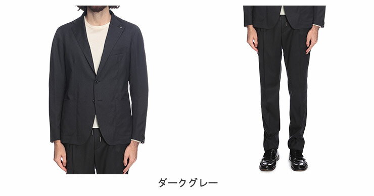 タリアトーレ TAGLIATORE ストレッチウール シングル ウエストコード セットアップ スーツ TGDAKAR060108 ブランド メンズ 男性 スーツ 上下セット フォーマル ビジカジ