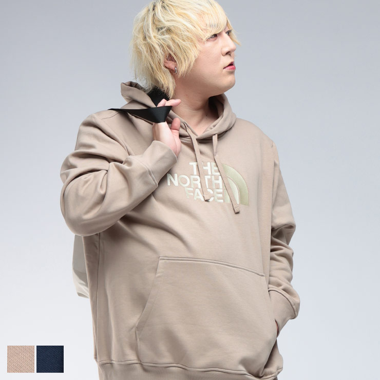 THE NORTH FACE (ザ ノースフェイス) 裏起毛 ロゴ刺繍 プルオーバー パーカー Drew Peak Hoodie NF0A89EMD22 大きいサイズ メンズ トップス パーカー プルパーカー 起毛 オーバーサイズ