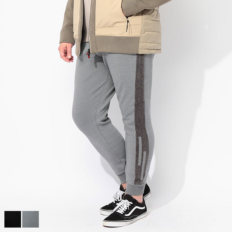 G-STAGE (ジーステージ) ストレッチ 14G ミラノリブ パンツ 40518G25A89929 大きいサイズ メンズ ボトムス パンツ ロングパンツ ニットパンツ 秋 冬