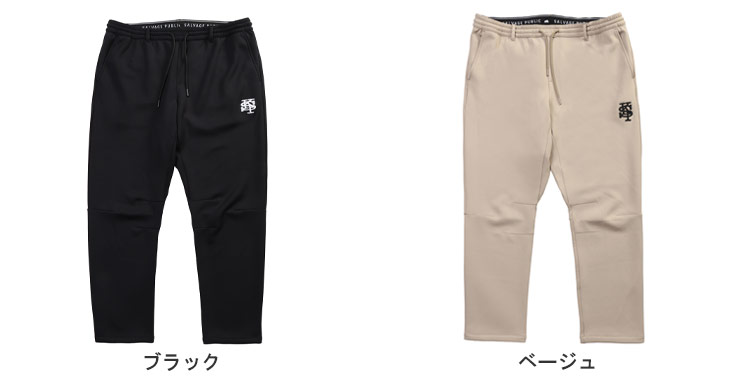 SALVAGE PUBLIC Kolepa (サルベージ パブリックコレパ) GOLF ロゴ刺繍 ダブルニット パンツ L-LL SPKSZ010RG メンズ 男性 ボトムス パンツ ロングパンツ ゴルフ スポーツ ストレッチ