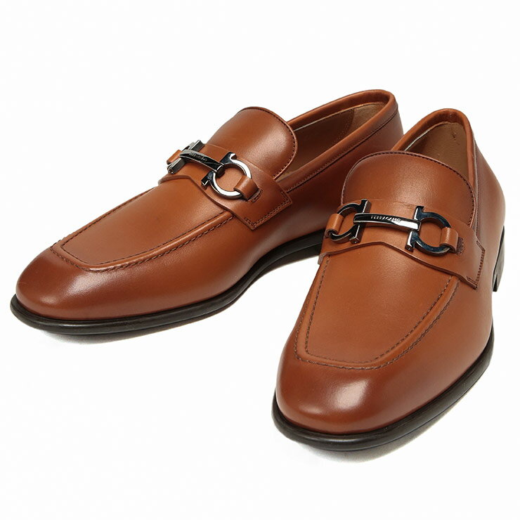 サルヴァトーレフェラガモ ローファー メンズ Salvatore Ferragamo ガンチーニ ビット モカシン レザー シューズ FOSTER FG0762637 ブランド 靴 ブラウン