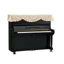 【送料無料】ピアノトップカバー ベージュ 花柄レース アップライトピアノカバー 約195×68cm L-834FB 吉澤