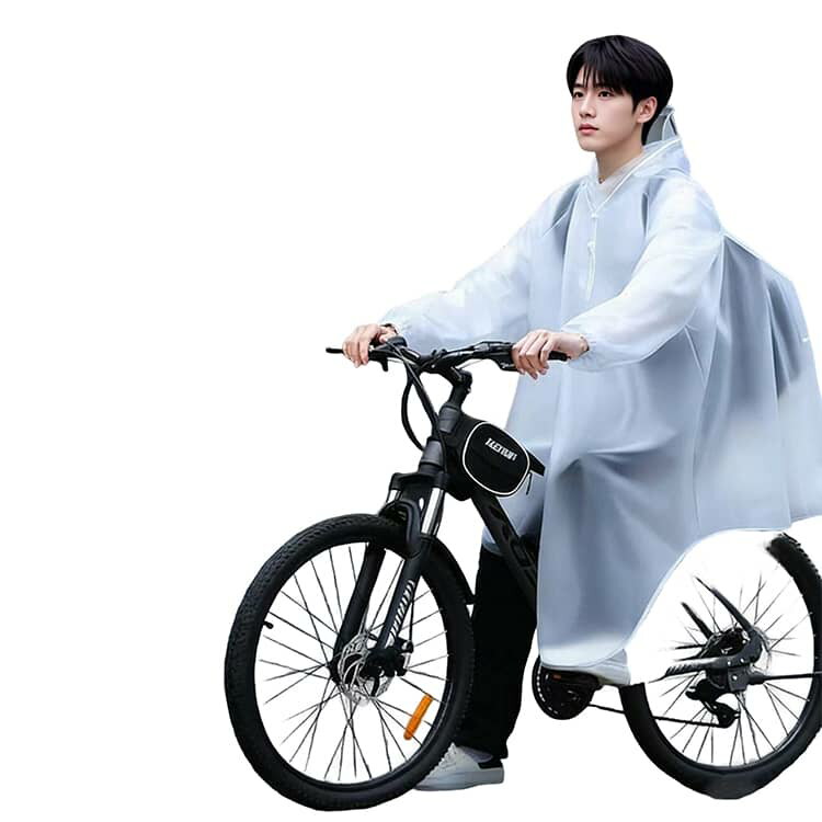 ポンチョ原付用 通勤 レインコート 通学 バイク レインポンチョ レインポンチョ レインポンチョ 自転車用レインコート リュック対応 レディース 自転車 軽量 雨具 自転車用カッパ 通学 防水撥水加工着用 2
