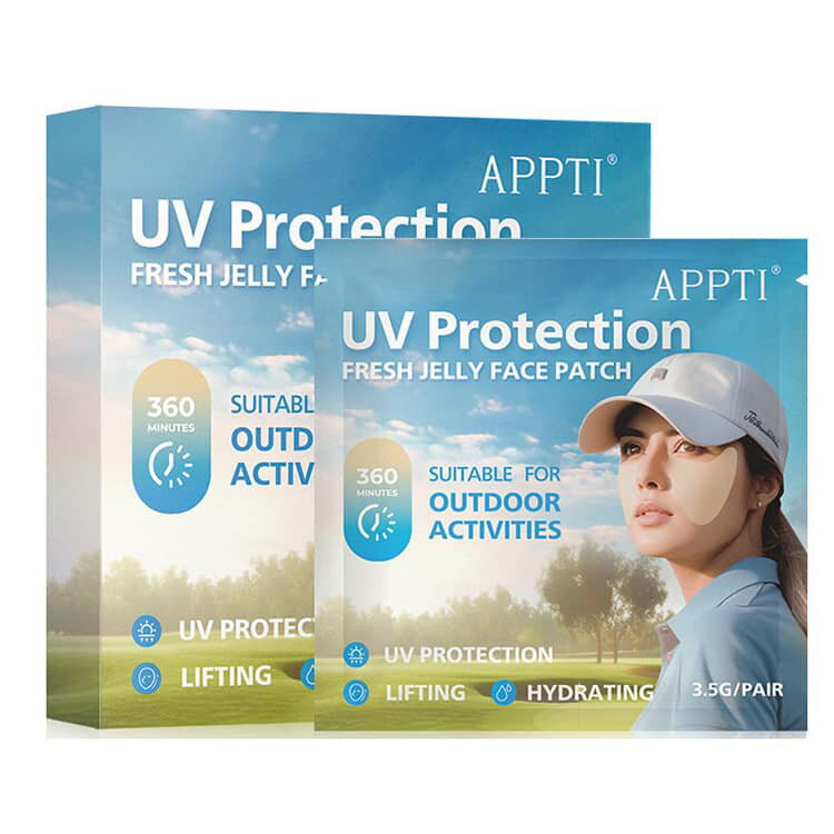 3箱入り ゴルフパッチ シミ予防 UV対策 日焼け止め用 目元パック UV パッチ どこで...