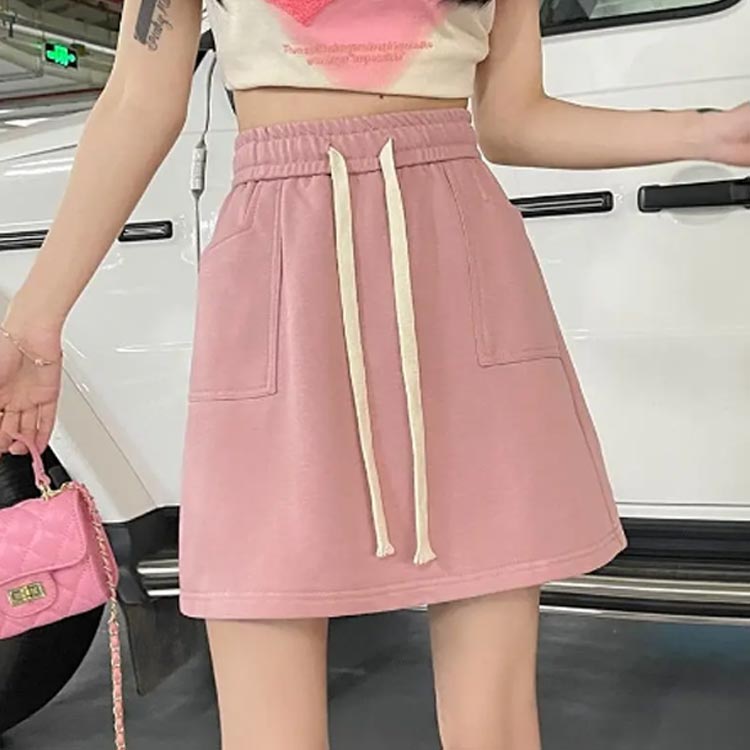 レディース スウェット ウエストゴム タイトスカート 春夏 スカート ミニスカート タイトミニスカート 紐 Aライン 無地 ボトムス スエットスカート イージースカート 伸縮性 ストレッチ レディース カジュアル 部屋着 リラックス 高見え 春 夏 秋 冬