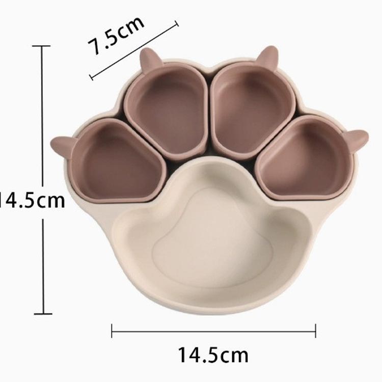 離乳食 食器 シリコンプレート 皿 吸盤 仕切り 出産祝い ひっくり返らない 赤ちゃん キッズ ベビー 食洗機対応 ひっくり返らない プレゼント 滑り止め 電子レンジ