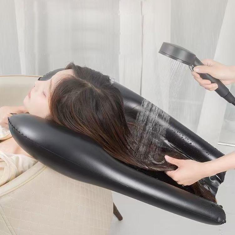 介護 折りたたみ 寝たまま 寝たきり 洗髪器 入院 空気式 洗髪台 洗髪器 介護者用 ...