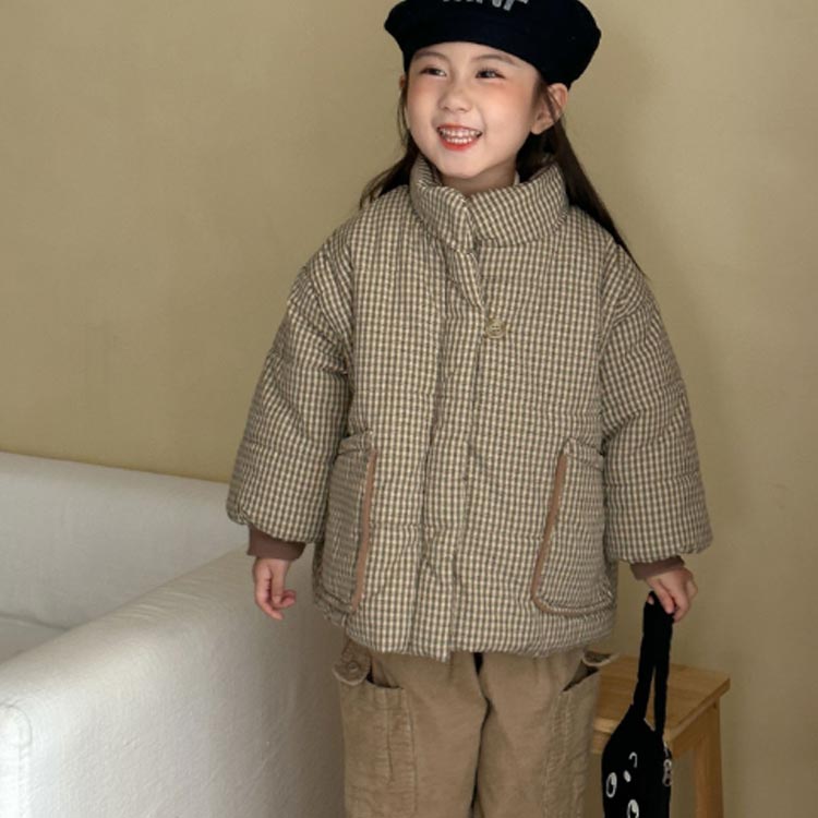 キッズ 裏起毛 裏ボア 韓国子供服 中綿コート 男の子 女の子 子供服 トップス ボア...