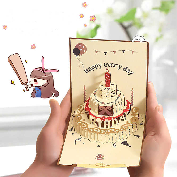 バースデーカード 誕生日 3枚セット 立体 グ...の紹介画像2