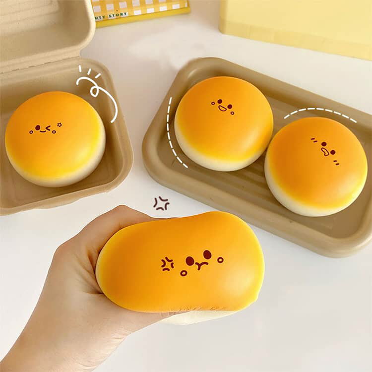 Rakuten - 3D 選べる2個セット ぷにぷに かわいい パン 肉球 大福 もちもち DIY ふわふわ 立体 ぷくぷく おもちゃ 低反発 ぷっくり 選べる2個セット 神ふわ ぷにぷに 感触 プッシュ キット ストレス解消 ボンボン 子供 こども 減圧 握って遊ぶ リラックス そっくり 癒し