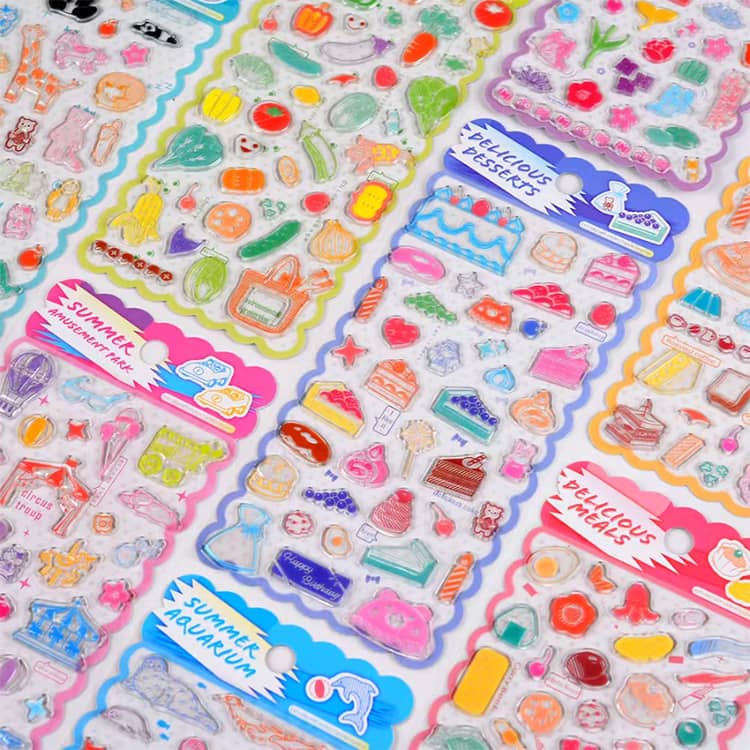 ぷくぷく 4枚セット 4枚セット スマホケース 立体 透明 ボンボンシール シール 話題 大流行 ぷっくりシール シール 手芸用品 手帳 デコ かわいい DIY用 シール 水筒 手帳 日記帳 ノートパソコン ステッカー SNS大人気 おしゃれ キッズ 大人 おもちゃ 贈り物
