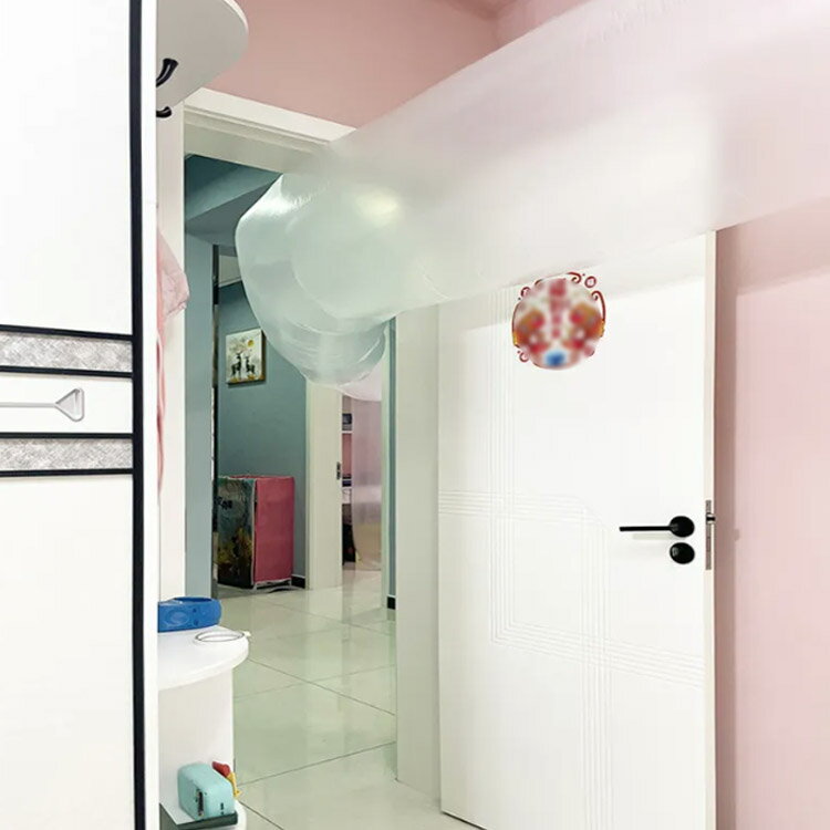 隣の部屋まで届く 5.5m 12.5m エアコン用 ダクトホース 効率アップ キッチン パイプ エアコン用 10.5m 16.5m 8.5m 延長 取付簡単 換気 ホース 省エネ 排気ホース 換気ダクト ホースバンド 空気入れ替え DIY 送料無料 テープ付き