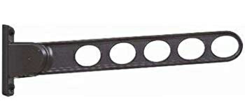 川口技研 物干し　ホスクリーンRK−55−BL（ブラック）木部・鉄骨取付パーツ付　2本1組