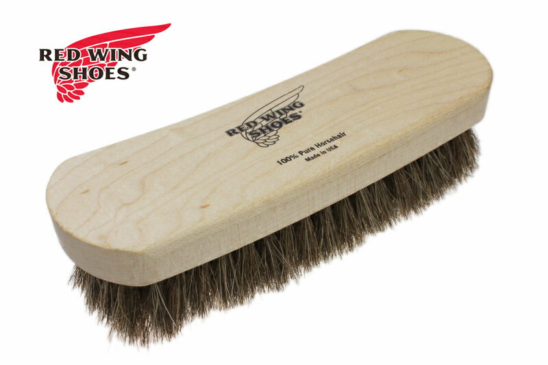 【5月は全品P10倍!要エントリー】RED WING レッドウィング 97106 Brush ブラシ ホースヘア 馬毛 お手入れ用品 ブーツケア 埃を落とし ..