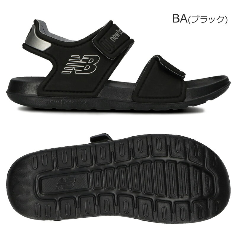 NEW BALANCE ニューバランス YOSPSD キッズ ジュニア スポーツサンダル ブラック(BA) パープル/ブルー(BD）ブルー（BB) スポサン ストラップサンダル 子供靴 快適 男の子 女の子 履きやすい 2本ベルト 面ファスナー 速乾性