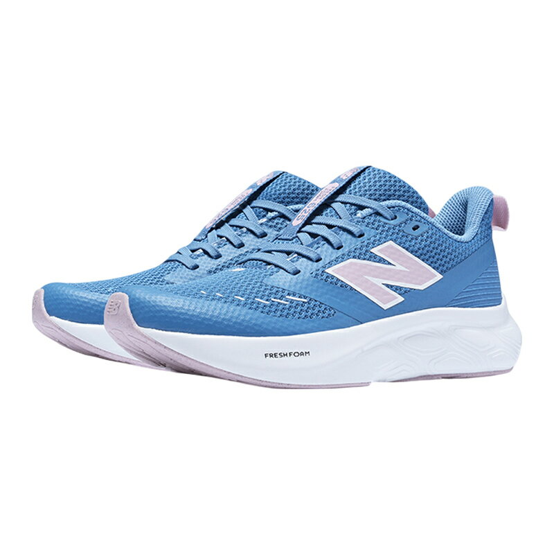 Rakuten - NEW BALANCE ニューバランス FRESH FOAM 625 v1 Lace キッズ ジュニア ローカットスニーカー ブルー/ピンク(NP) 子供靴 運動靴 レースアップ 男の子 女の子 通学 ランニングシューズ 普段履き 耐久 サポート クッション性 GK625