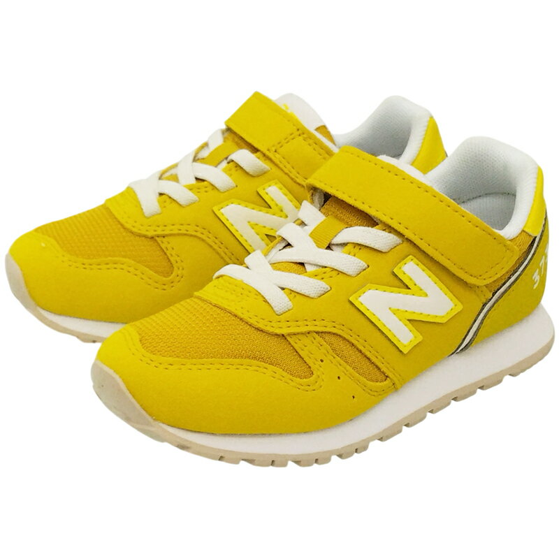 Rakuten - NEW BALANCE ニューバランス 373 キッズ ジュニア ローカットスニーカー イエロー(20K) チャイルドシューズ 子供靴 マジックテープ 男の子 女の子 耐久 クッション性 定番モデル 新色 2026年春夏モデル Y373