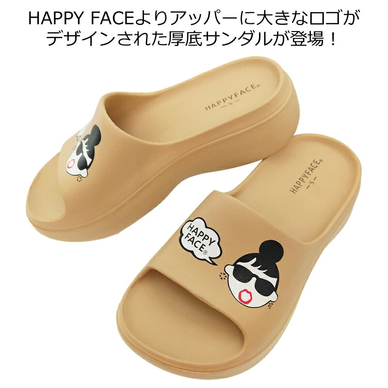 HAPPY FACE 厚底サンダル レディース...の紹介画像2