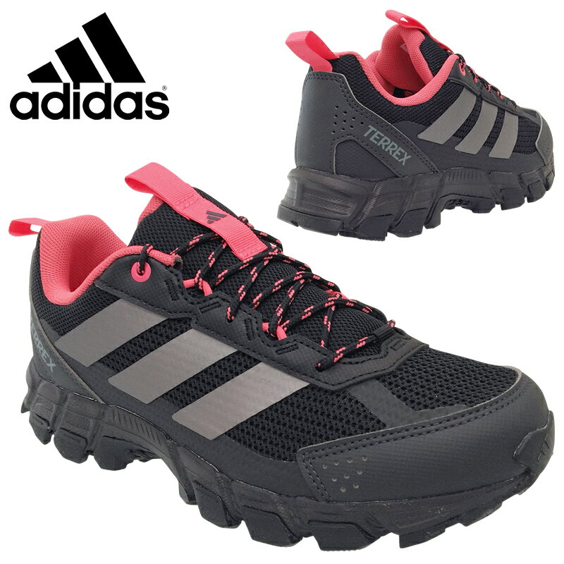 アディダス TERREX ROCKADIA W GORE-TEX W Trail Running レディース ジュニア トレイルランニングシューズ スニーカー トレランシューズ 運動靴 コアブラック/アイアンメタリック/ピュアターボ KZ9170 adidas テレックス ロカディア