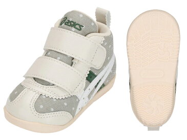 アシックス【asics】ファーストシューズ　すくすく SUKUSUKU　ファブレFIRST CT3 1144A015 300(カーキ) 400(ネイビー) 700(ピンク)ベビーシューズ/スクスク/ベージュ/子供靴/履かせやすい/足にやさしい/つまずきにくい/足育/吸汗性/清潔/軽量/コットン/通販【あす楽】