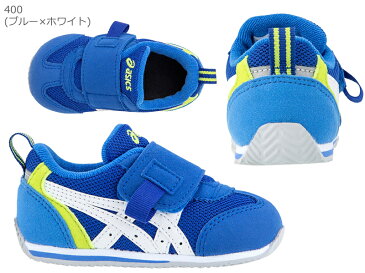 アシックス【asics】スクスク SUKUSUKU アイダホ BABY KT-ES 2 1144A082 イエロー ブルー ピンクベビーシューズ/ベビースニーカー/キッズ/すくすく/子供靴/運動靴/1本ベルト/可愛い/女の子/男の子/足にやさしい/再帰反射材/通気性/消臭/抗菌/継続モデル【あす楽対応】