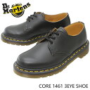 Dr.Martens ドクターマーチン 1461 3EYE SHOE 3アイシューズ レディース メンズ ユニセックス レザーシューズ 本革 革靴 短靴 3ホール Airwair SMOOTH 厚底 イエローステッチ BLACK ブラック 10085001