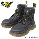 Dr.Martens ドクターマーチン Tarik 8 Tie Boot 8タイブーツ レディース メンズ ショートブーツ レースアップ 8ホール Airwair フリースライナー 防寒 保温 厚底 ダイヤモンド織り TARIAN BLACK ブラック 27943001