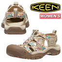 【5月は全品P10倍!要エントリー】KEEN キーン NEWPORT RETRO ニューポート レトロ 1028878 レディース ハイブリットサンダル Multi/Safari 人気No.1 水陸両用サンダル 高機能 キャンプシューズ アウトドア マルチカラー オールシーズン 2024年春夏モデル