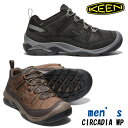 【5月は全品P10倍 要エントリー】KEEN キーン CIRCADIA WP サーカディアウォータープルーフ 1026773 1026775 メンズ トレッキングシューズ Black/Steel Grey Shitake/Brindle 防水 ミッドカット ハイキングブーツ 晴雨兼用 快適な履き心地