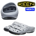 KEEN キーン YOGUI ヨギ 1028522 メンズ ハイパフォーマンスクロッグ Alloy/Alloy 超軽量 サンダル サマーシューズ リラックスシューズ カジュアル デイリー アウトドア アフタースポーツシューズ 普段履き 定番モデル オールシーズン アロイ