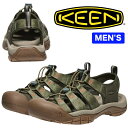 KEEN キーン NEWPORT H2 ニューポート エイチツー 1030135 メンズ ハイブリットサンダル Winter Moss/Chevron 人気No...