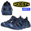 KEEN キーン HYPERPORT H2 ハイパーポート エイチツー 1030677 メンズ ハイブリットサンダル Naval Academy/Swirl 水...