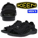 【マラソン期間全品P5倍】KEEN キーン UNEEK 2 OT ユニーク ツー オーティー 1027290 メンズ リラックスシューズ Black サンダル ...