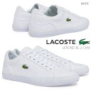 LACOSTE ラコステ LEROND BL 2 CAM メンズ ローカットスニーカー CAM1033 ホワイト(001) スポーツカジュアル/ キャンバス WHITE 紐靴 レースアップ 普段履き 