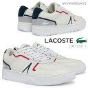 ラコステ スニーカー メンズ 【5月は全品P10倍!要エントリー】LACOSTE ラコステ L001 0321 1 メンズ ローカットスニーカー 42SMA0092 ホワイト/ネイビー/レッド(407 スポーツカジュアル レザー WHITE 紐靴 レースアップ 普段履き ヘリテイジテニスシューズ トリコカラー シンプル