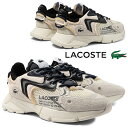 ラコステ レザースニーカー メンズ 【5月は全品P10倍!要エントリー】LACOSTE ラコステ L003 NEO 123 1 SMA メンズ ローカットスニーカー 45SMA0001 オフホワイト/ブラック(2G9) スポーツカジュアル レザー WHITE 紐靴 レースアップ 普段履き デザインコンシャス スポーティ