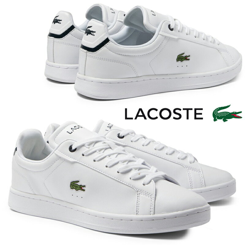 【5月は全品P10倍!要エントリー】LACOSTE ラコステ CARNABY PRO BL23 1 SMA メンズ ローカットスニーカー 45SMA0110 ホワイト/ネイビー..