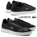 ラコステ スニーカー メンズ 【3月は全品P10倍!要エントリー】LACOSTE ラコステ CARNABY PRO BL23 1 SMA メンズ ローカットスニーカー 45SMA0110 ブラック/ホワイト(312) スポーツカジュアル レザー BLACK 紐靴 レースアップ 普段履き カーナビー スポーティ