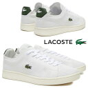 【SS期間全品P5倍】LACOSTE ラコステ CARNABY PIQUEE 123 1 SMA メンズ ローカットスニーカー 45SMA0023 ホワイト/グリーン(082) スポーツカジュアル ニットアッパー WHITE 紐靴 レースアップ 普段履き カーナビー スポーティ