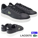 【7月中はP10倍!要エントリー】LACOSTE ラコステ CARNABY SET 224 1 SMA メンズ ローカットスニーカー 48SMA0011 ブラック/ホワイト(312) スポーツカジュアル コート系 紐靴 レースアップ 普段履き カーナビー スポーティ