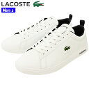 【7月中はP10倍!要エントリー】LACOSTE ラコステ COURT BASE 224 1 SMA メンズ ローカットスニーカー 48SMA0112 ホワイト/ダークグリーン(1R5) カジュアル レザー WHITE 紐靴 レースアップ 普段履き シンプル