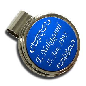 名入れゴルフマーカー 発色の綺麗な日本製プレートにお名前彫刻 世界にたったひとつ 磁石でくっつくマーカー製作します 9カラーより選択可 お誕生日 記念日 クリスマス バレンタイン ホワイトデー 父の日 母の日 敬老の日 コンペ ギフト 記念品 彫刻無