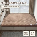 【8%OFFクーポン配布中】 マットレス 折り畳み式 マットレス 折りたたみ ベッドマットレス 10cm 厚 快眠 安眠 寝具 床置き 収納 メッシュ パイル生...