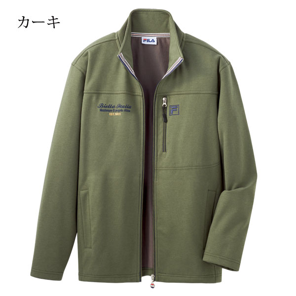 FILA GOLF ノーカラートレーナージャケット LLサイズ カーキ FILA GOLF ノーカラートレーナージャケット LLサイズ カーキ