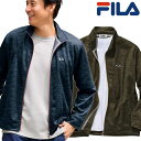 杢調ジャージブルゾン FILA フィラ 吸水速乾 接触冷感 前ファスナー 脇ポケット メンズ 春夏秋 40代 50代 60代 958064